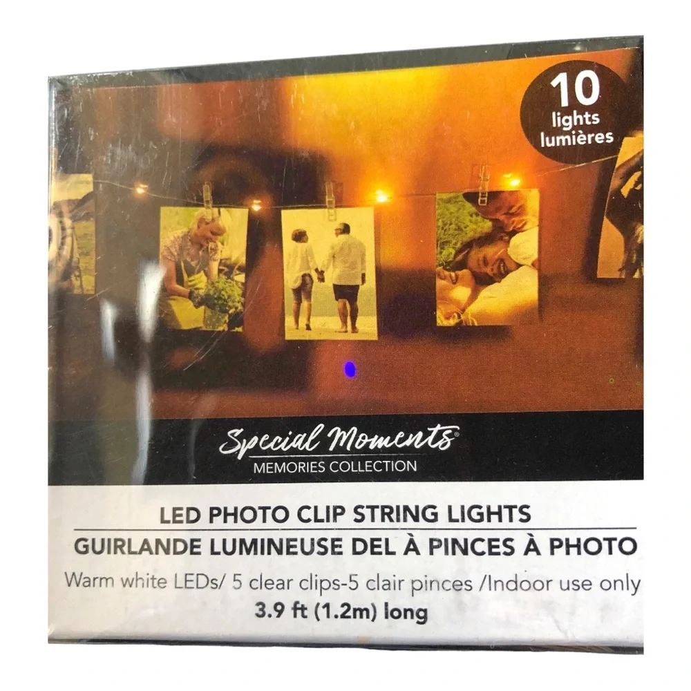 3pack of LED‎ photo clip string lights new